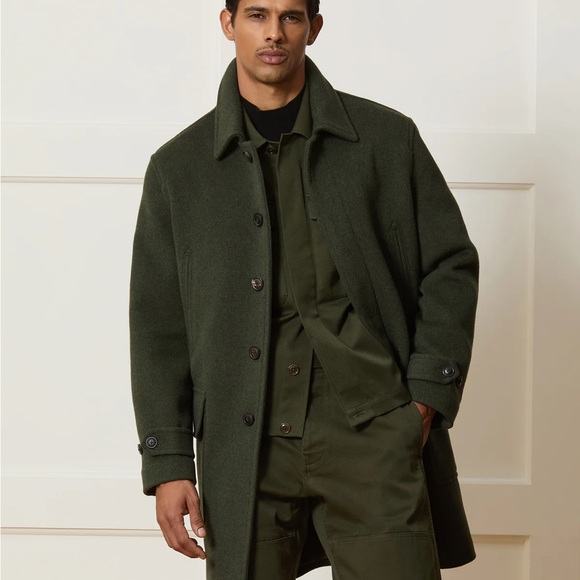 Todd Snyder Men's Italian Wool Cashmere Car Coat - Picture 2 of 7